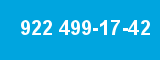 922 499-17-42 922 499-17-42